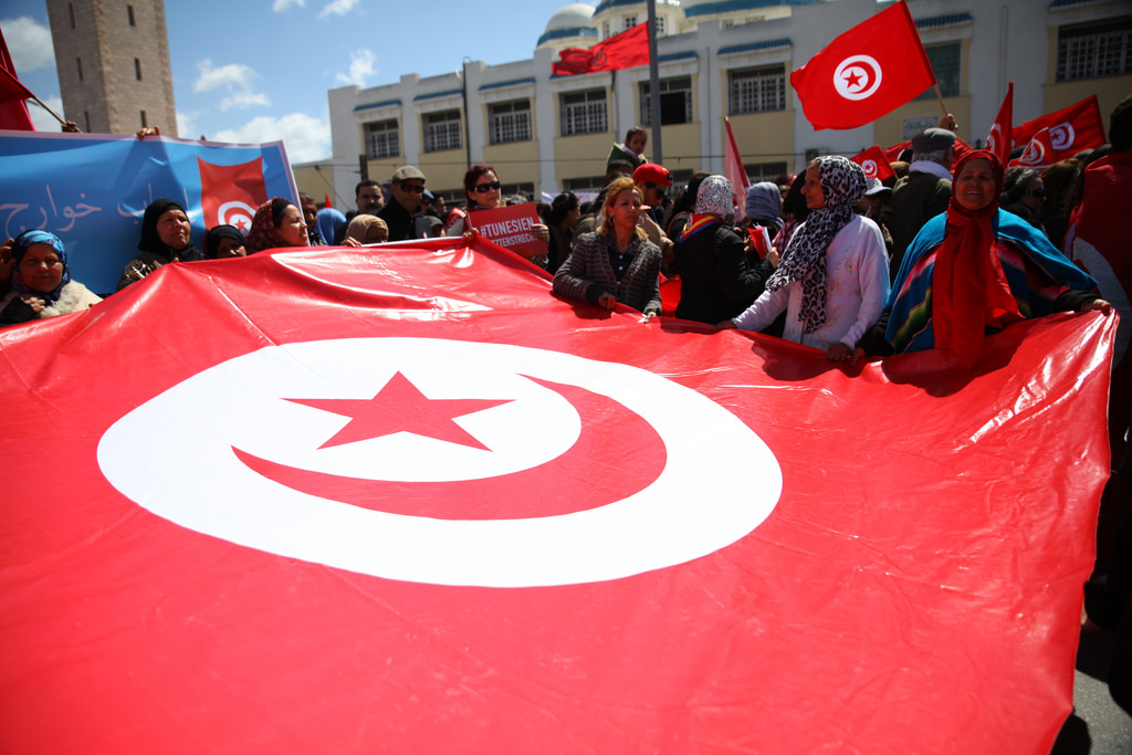 突尼西亚被塑造成阿拉伯世界的民主典范，一再受到肯定，究竟是福是祸？（摄影：陈逸婷）